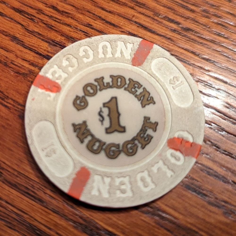 Golden Nugget Casino $1 Casino Chip Atlantic City New Jersey NJ